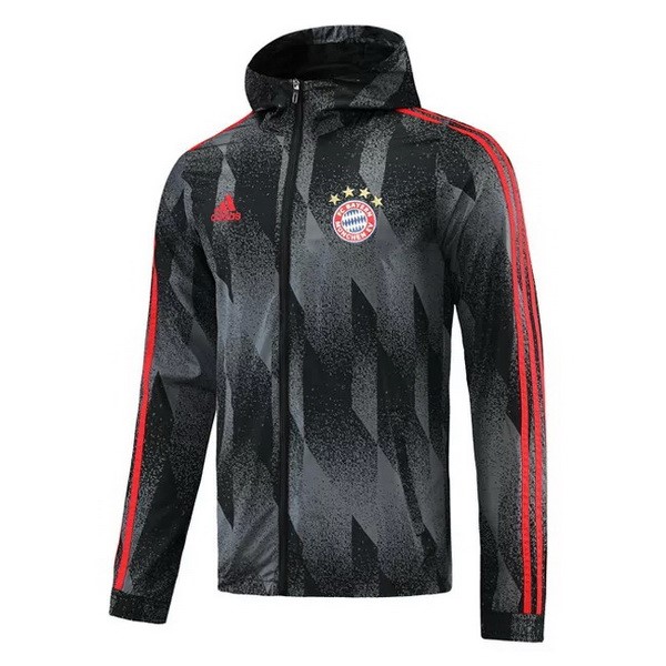 Windjacke Bayern 2021-2022 Schwarz Rote Günstige Fußballtrikots